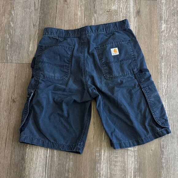 Carhartt Men's Blue Cargo Shorts Size 32 - Picture 2 of 3